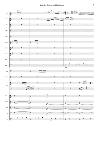 Guitar and Orchestra Suite Complete (Score only) image number null