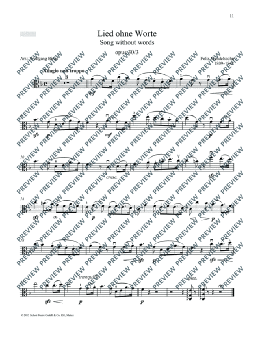 Classical Highlights for Viola Piano Accompaniment scores gallery preview page 12