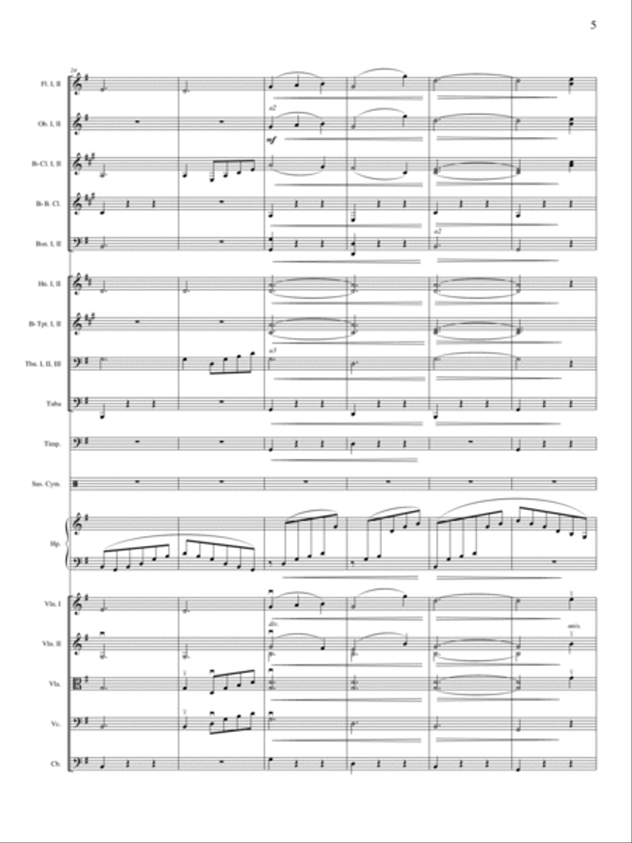 Gianni Schicchi: O Mio Babbino Caro Orchestra scores gallery preview page 6
