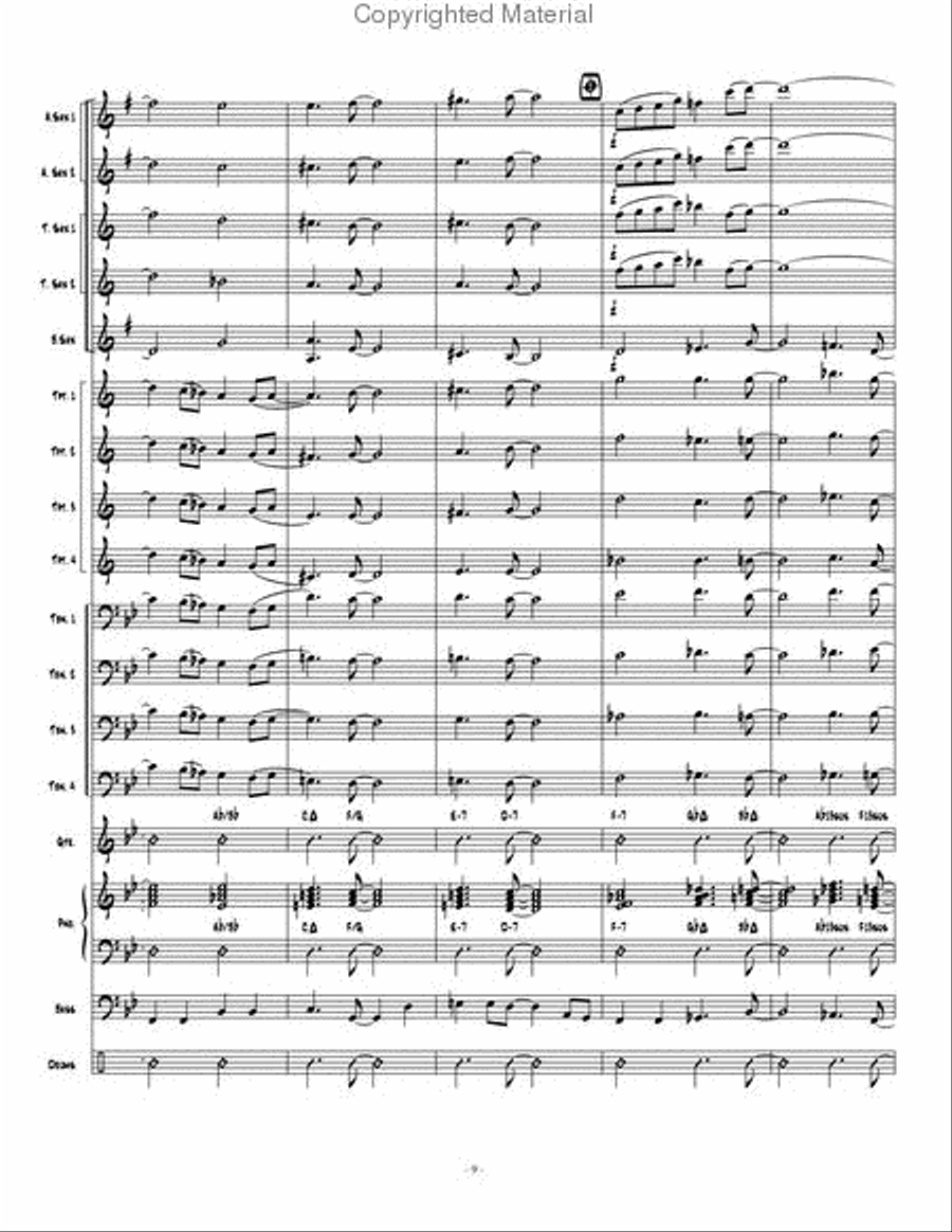 Rubaswing Jazz Ensemble scores gallery preview page 10