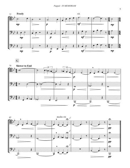 In Memoriam: A Chorale After Bruckner for Trombonne Trio