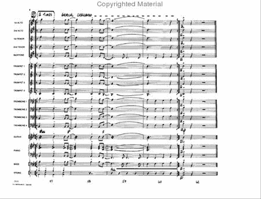Megadude Megadude Jazz Ensemble scores gallery preview page 9