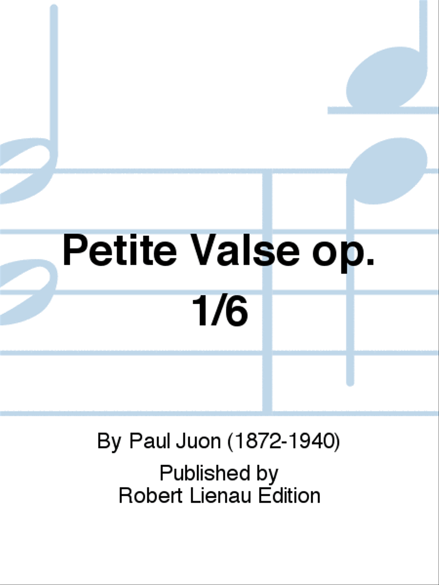 Petite Valse Op. 1/6 Piano Solo scores gallery preview page 1