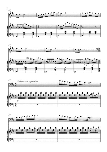 Unter den Linden for cello and piano op. 22 - Sally Wave Piano Solo - Digital Sheet Music