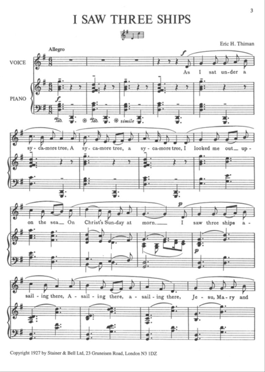 Thirteen Songs Voice scores gallery preview page 2