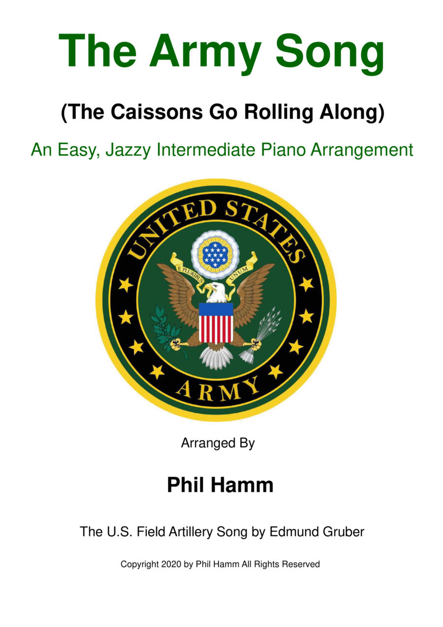 The Army Song (The Caissons Go Rolling Along) Piano Method scores gallery preview page 1