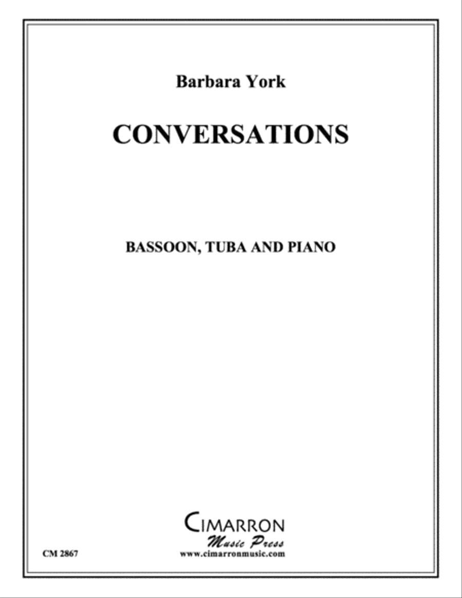 Conversations Conversations Bassoon scores gallery preview page 1