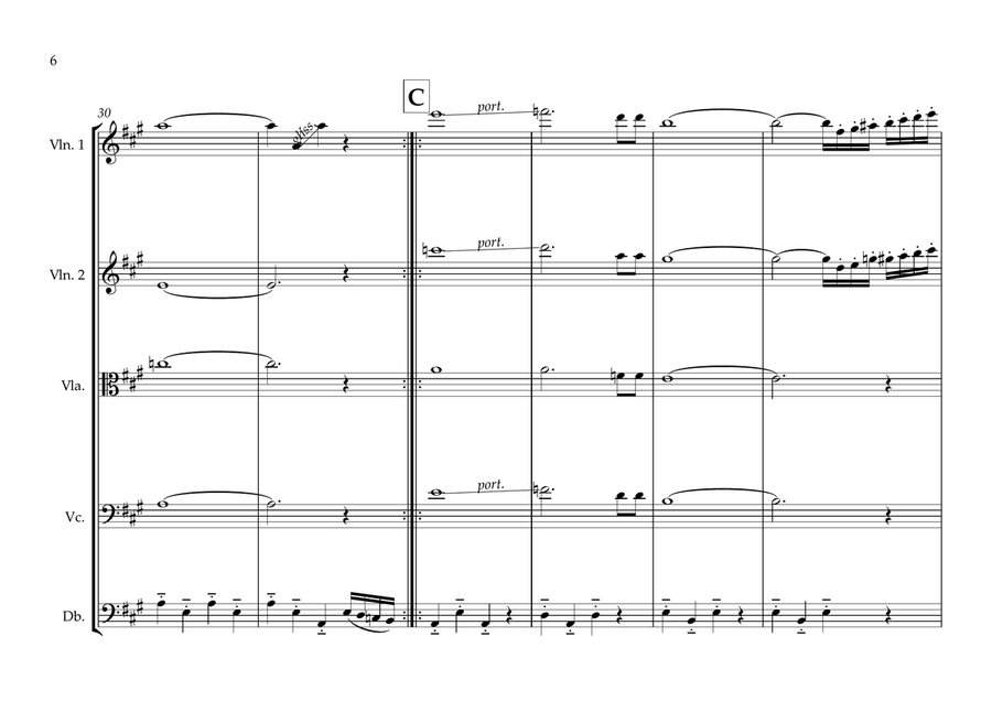 Romani Anthem (Gelem, Gelem) for String Orchestra (MFAO World National Anthem Series) String Orchestra scores gallery preview page 6
