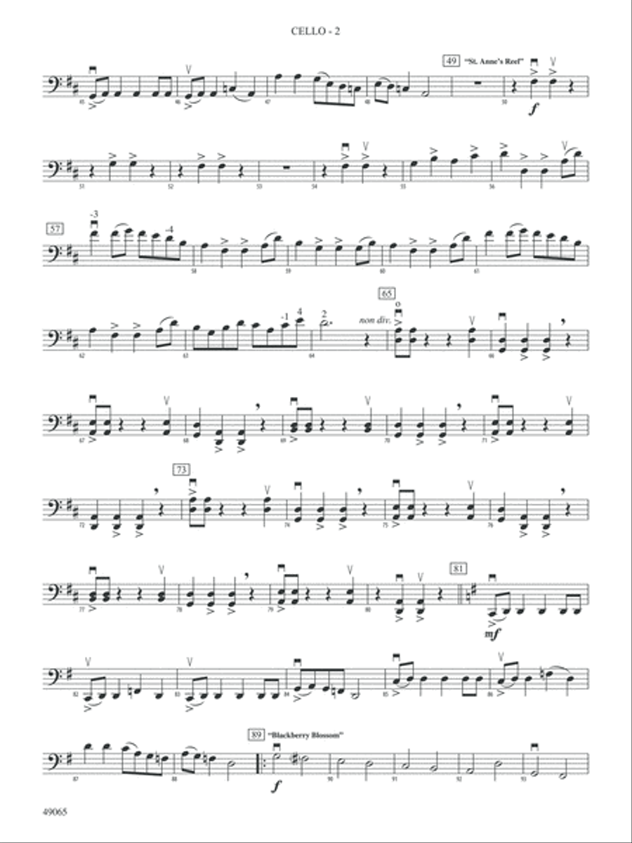 Fiddler's Fortune: Cello Fiddler's Fortune: Cello String Orchestra scores gallery preview page 2