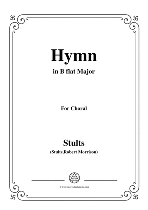 Stults-The Story of Christmas,No.5,Hymn,While Shepherds Watched Their Flocks,in B flat Major,for Cho