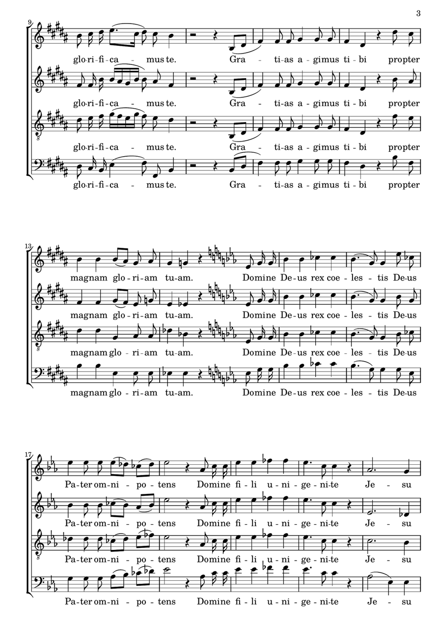 Missa Brevis 4-Part scores gallery preview page 3