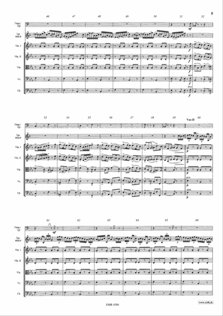 The Carnival Of Venice String Orchestra scores gallery preview page 5