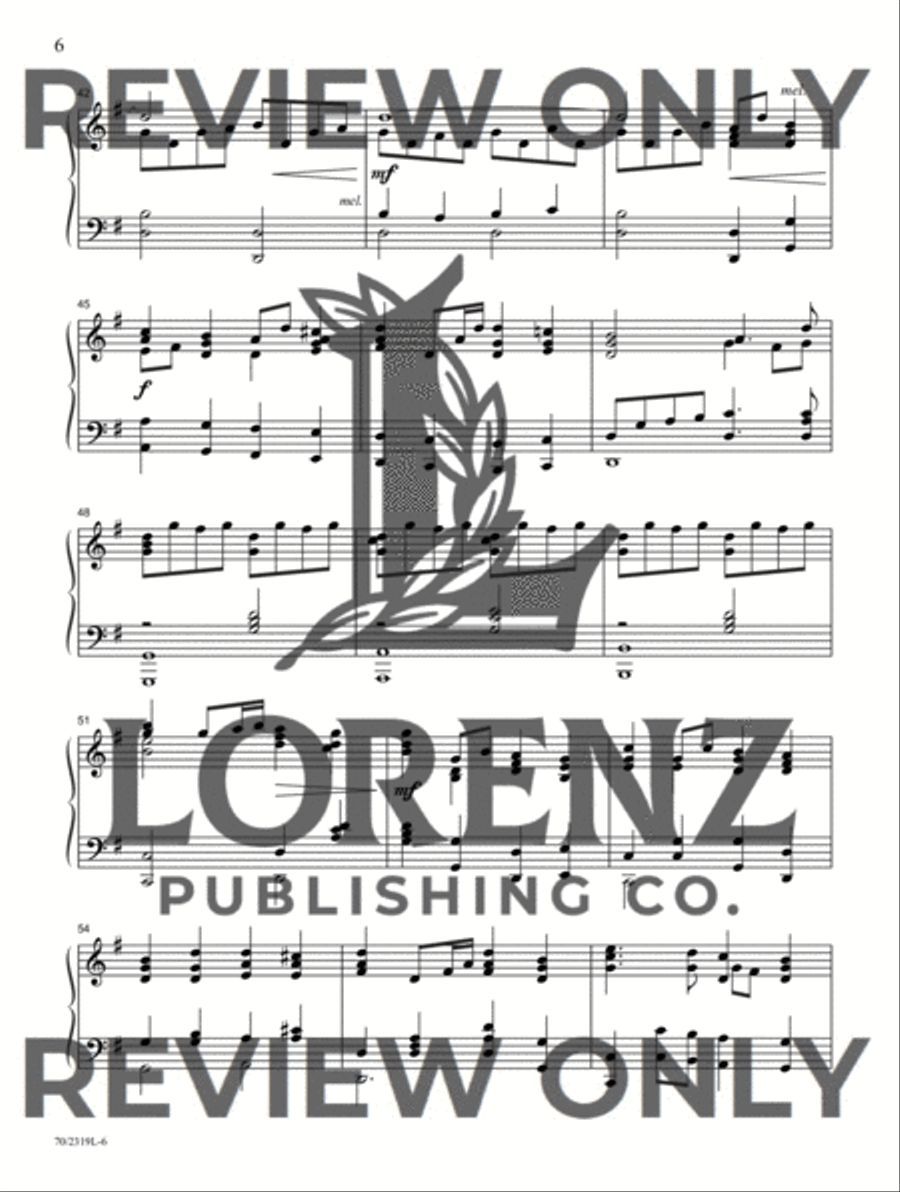 Rejoice, the King Is Born! Piano Solo scores gallery preview page 5