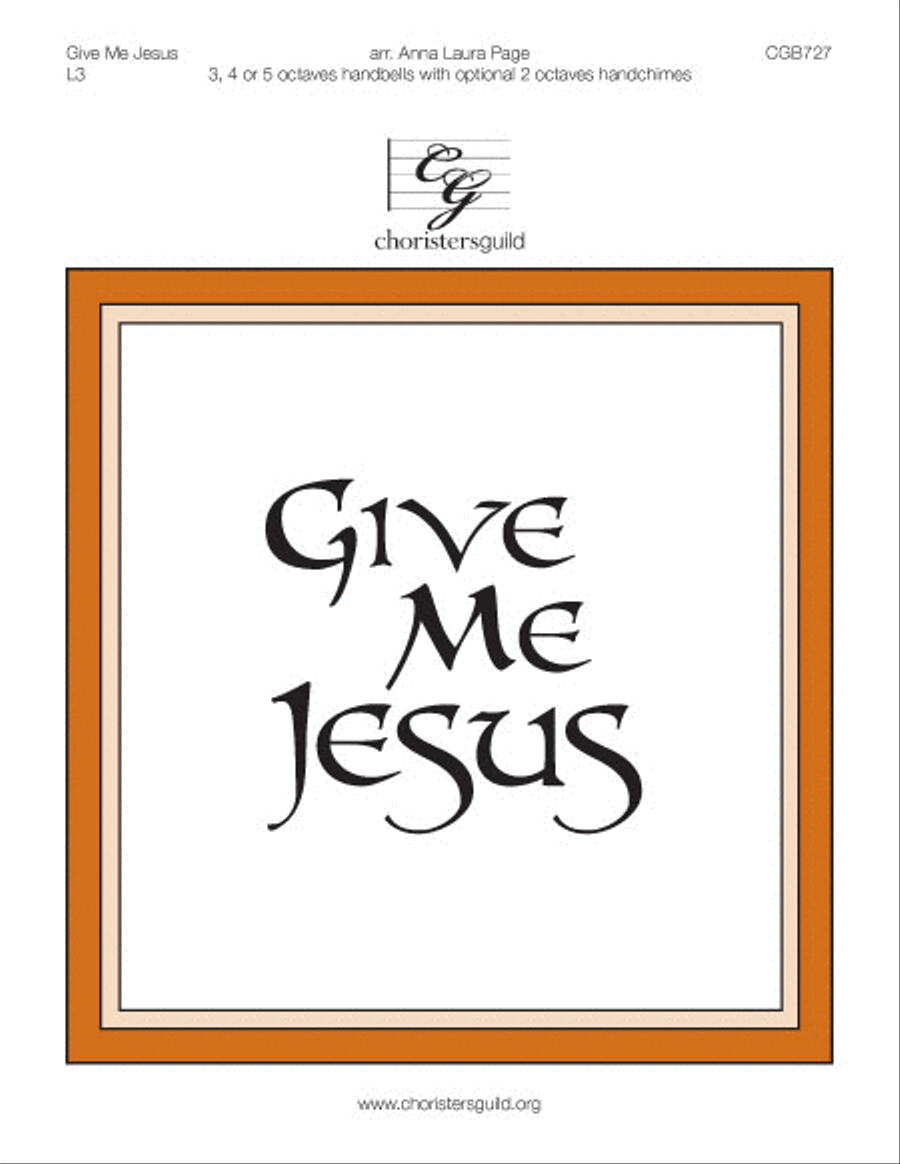 Give Me Jesus Handbell Choir scores gallery preview page 1