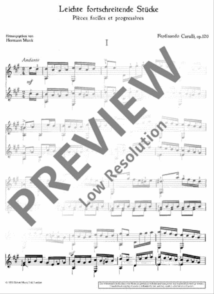 Easy Progressive Pieces Easy Progressive Pieces Classical Guitar scores gallery preview page 3