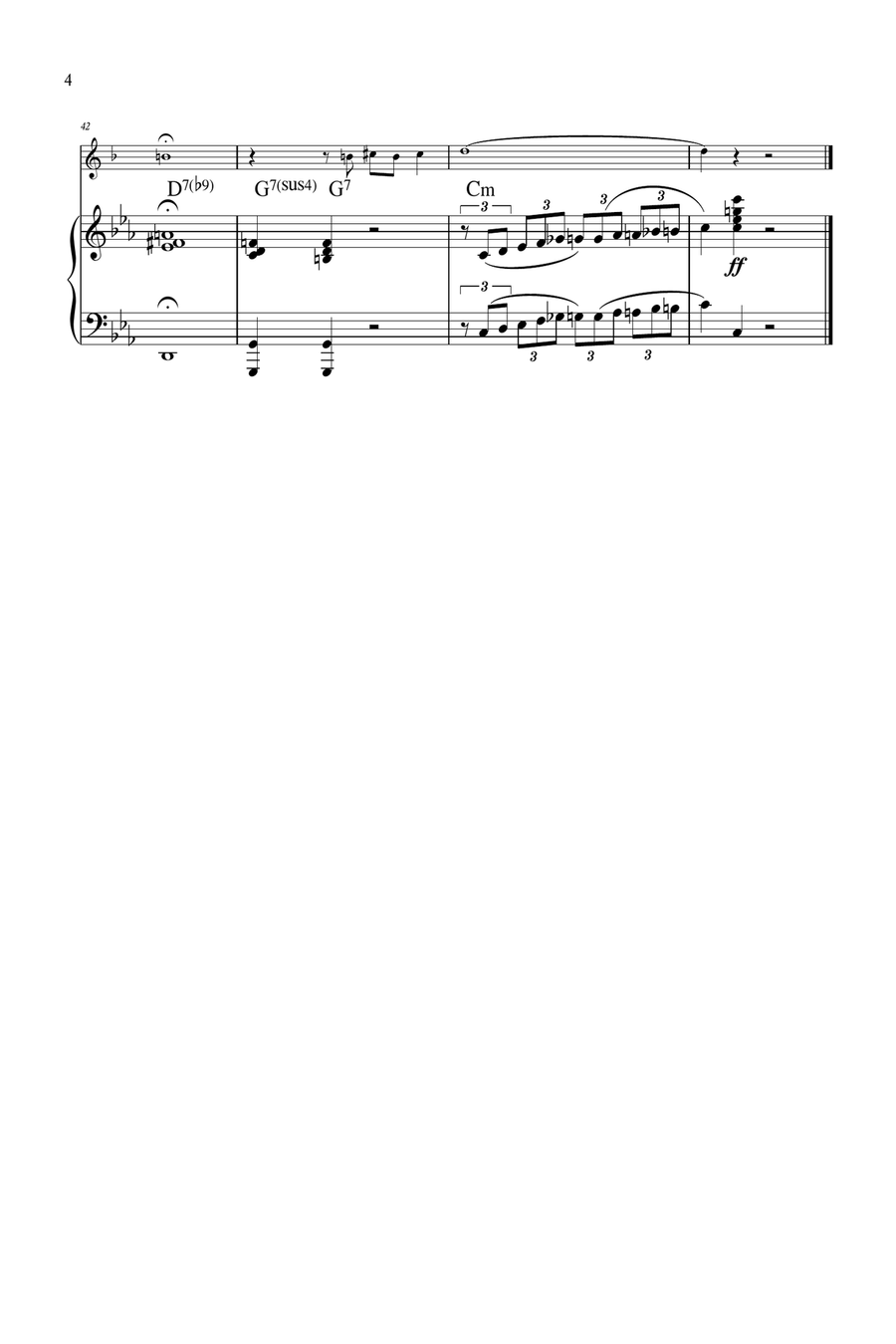 You're A Mean One, Mr. Grinch B-Flat Trumpet scores gallery preview page 5