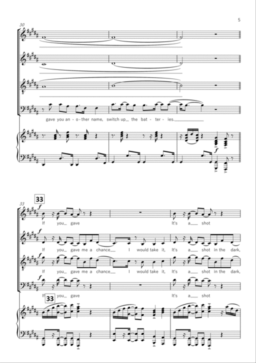 Rather Be 4-Part scores gallery preview page 5