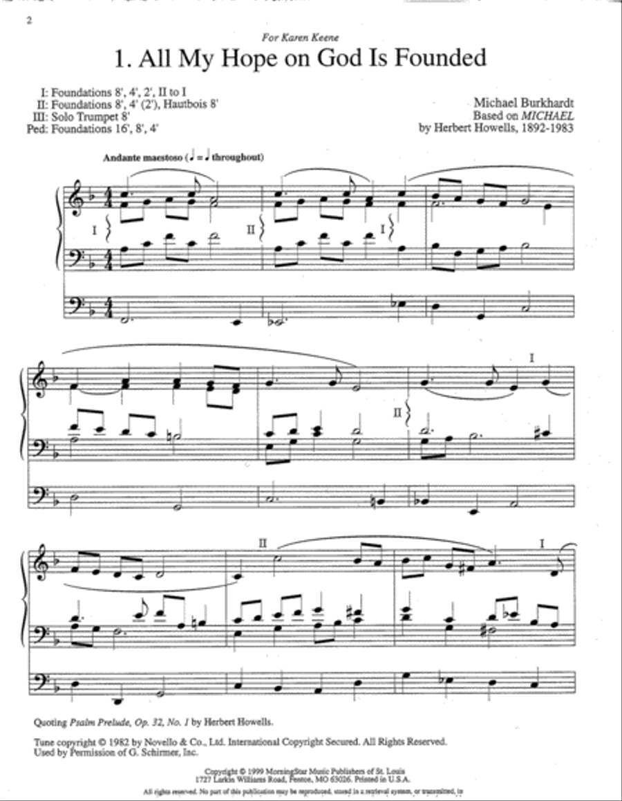 Eight Improvisations on 20th Century Hymn Tunes, Set 2 Choir scores gallery preview page 2