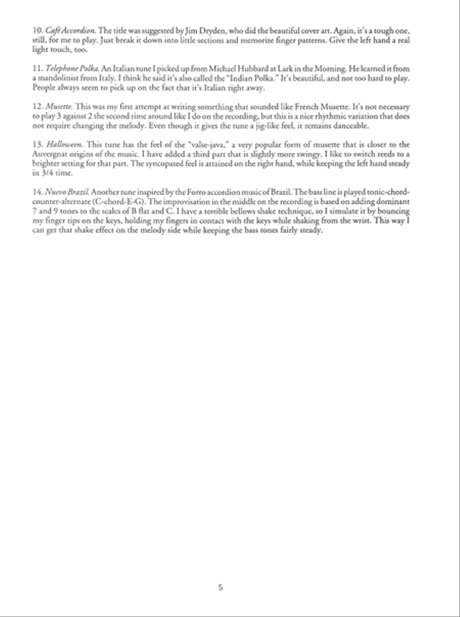 Cafe Accordion Cafe Accordion Accordion scores gallery preview page 6