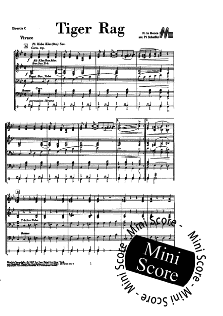 Tiger Rag Tiger Rag Big Band scores gallery preview page 5