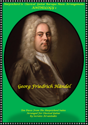 Harpsichord to Guitar-Anthology 1 (including tablatures) - Georg Friedrich Handel