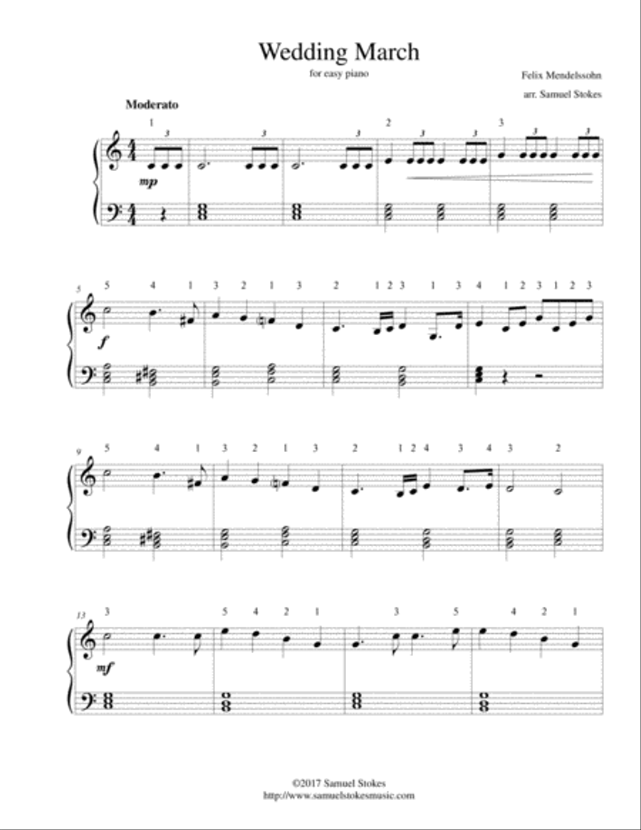Wedding march piano deals