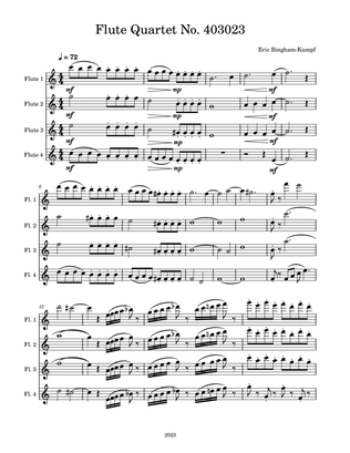Flute Quartet No. 403023