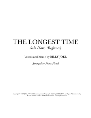 The Longest Time