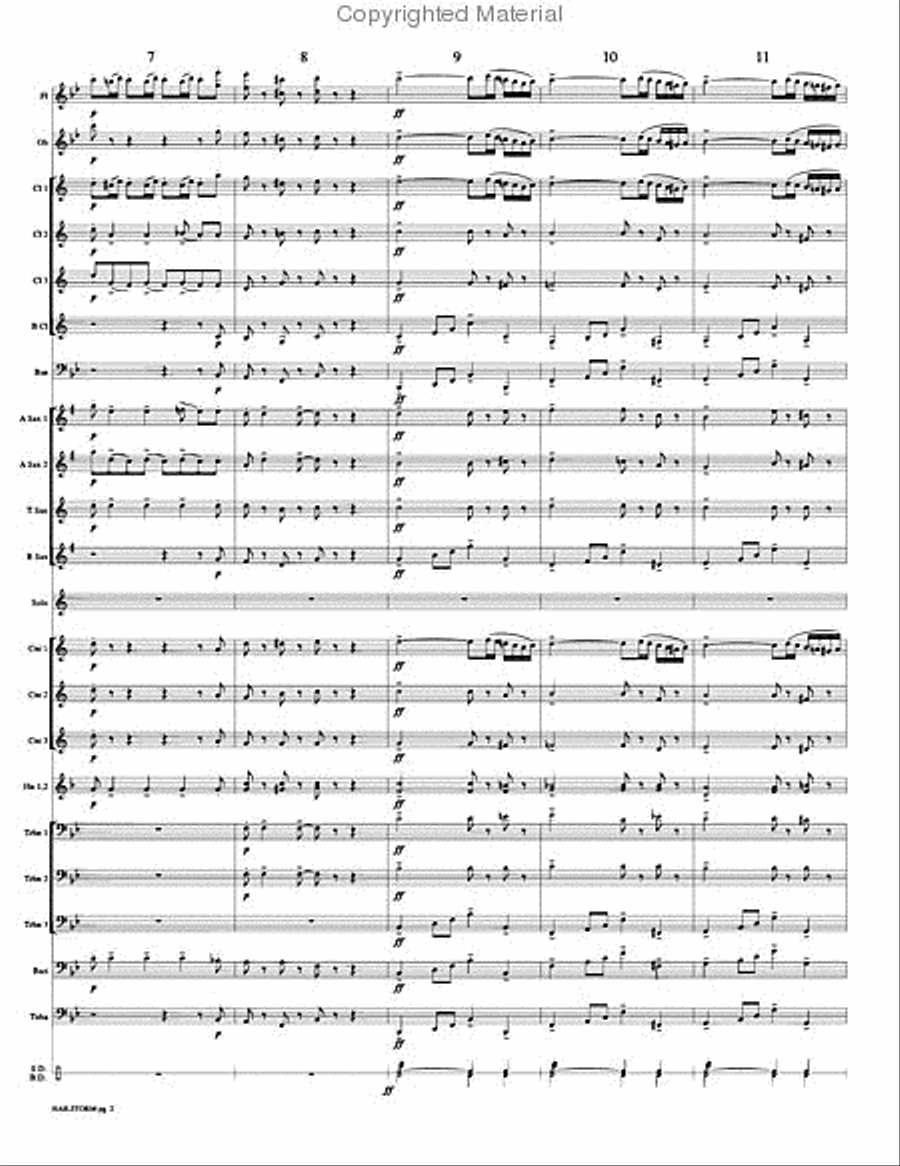 Hailstorm Hailstorm Concert Band scores gallery preview page 5