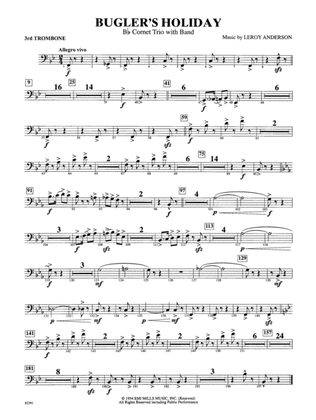 Bugler's Holiday (with Cornet Trio): 3rd Trombone