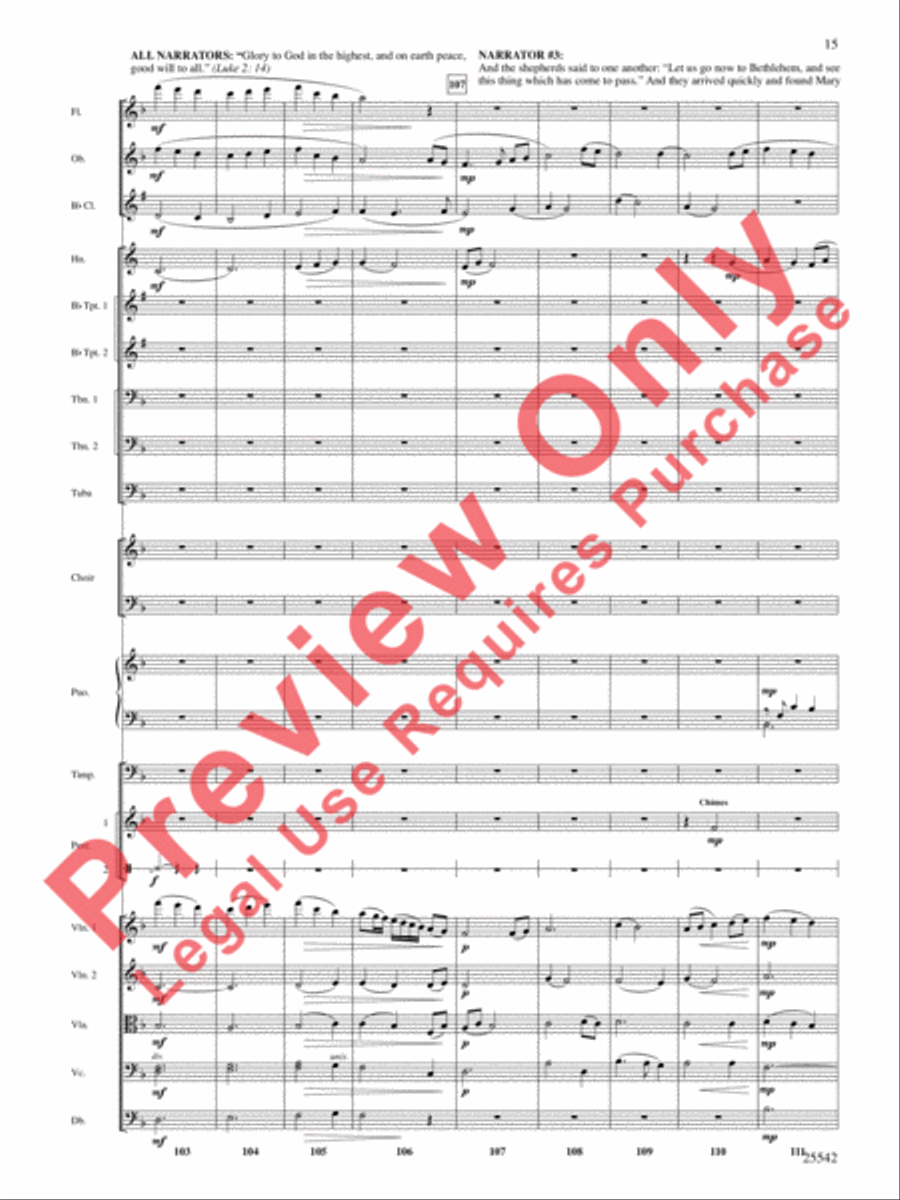 Glory to the Newborn King! Choir scores gallery preview page 16