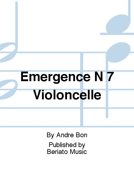 Emergence N 7 Violoncelle