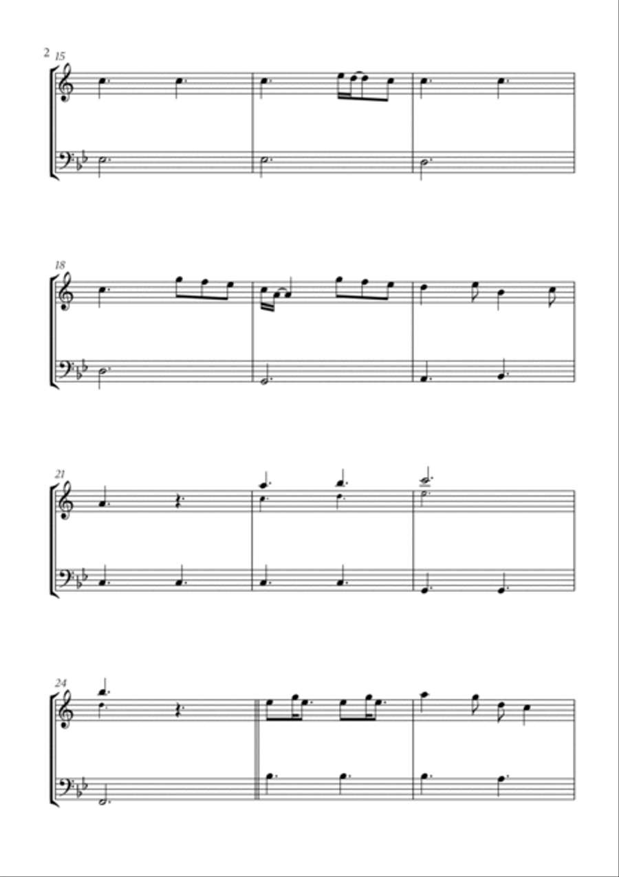 A Thousand Years B-Flat Clarinet scores gallery preview page 2