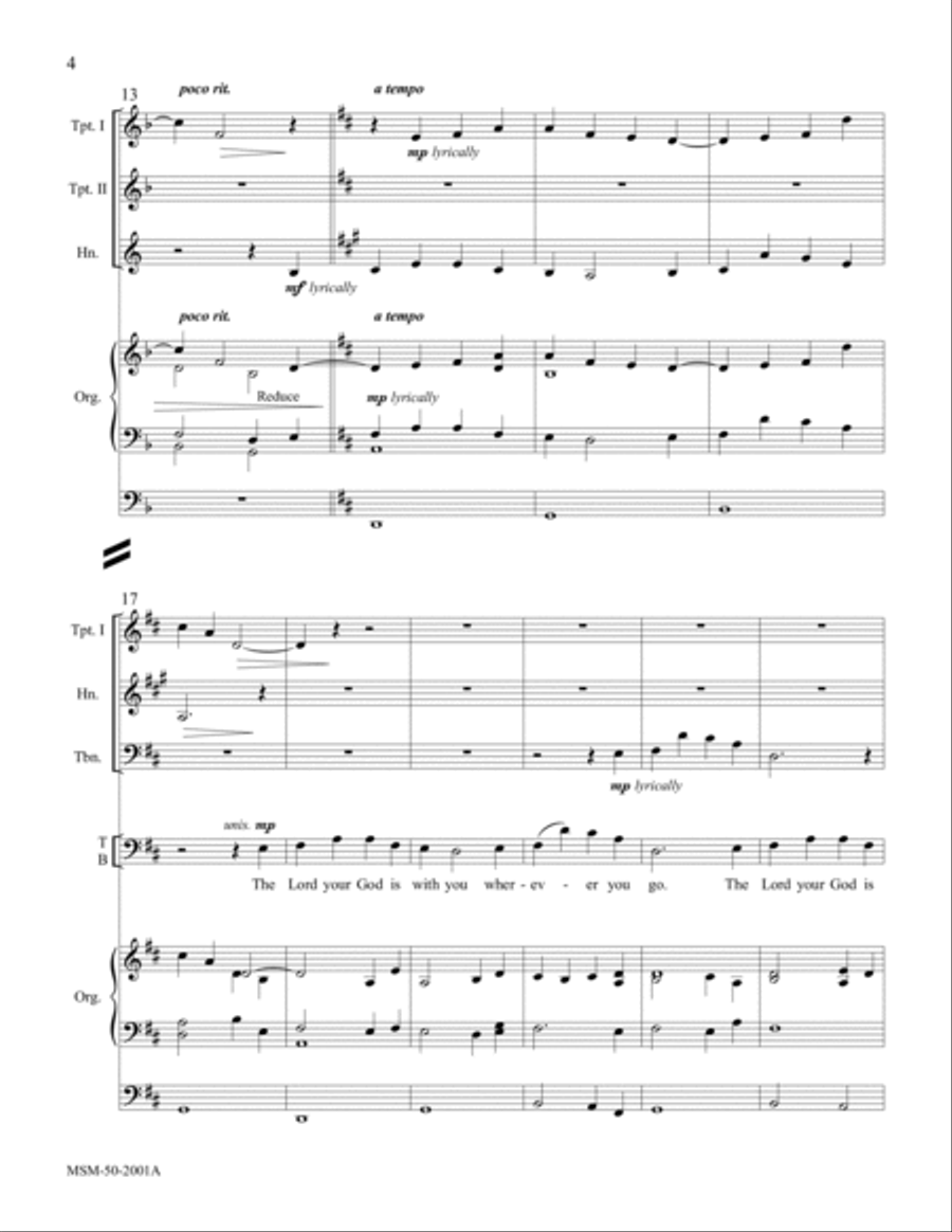 Rejoice! The Lord Your God Is with You Choir scores gallery preview page 6