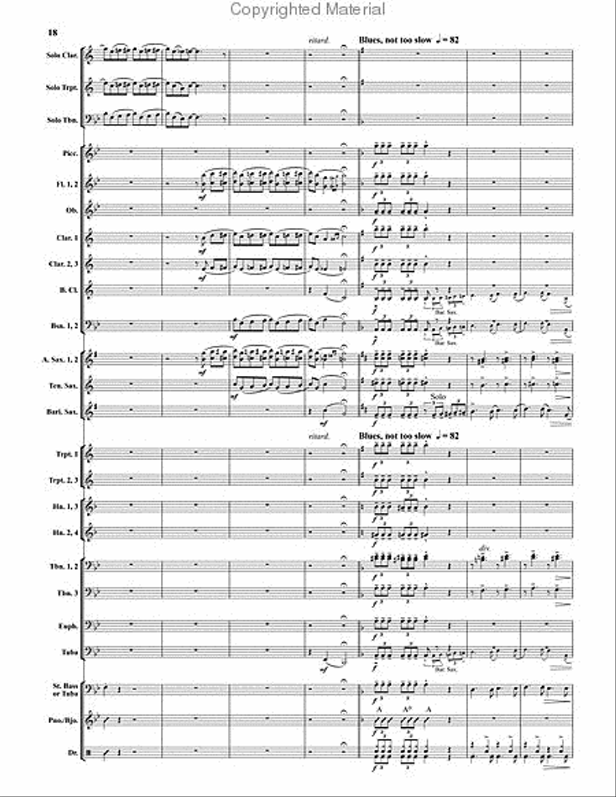 Dixieland Live! Concert Band scores gallery preview page 9