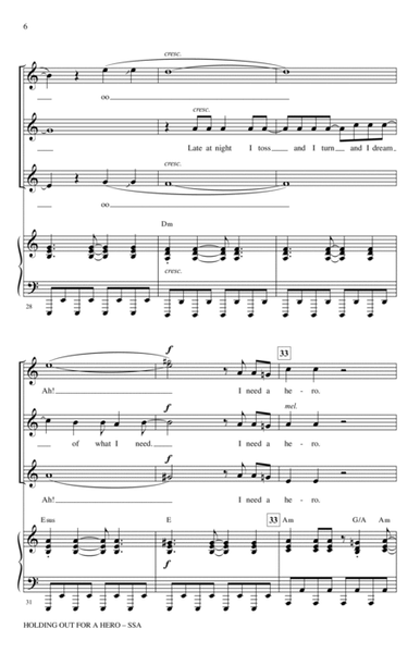 Holding Out For A Hero (from Footloose) (arr. Paul Langford)