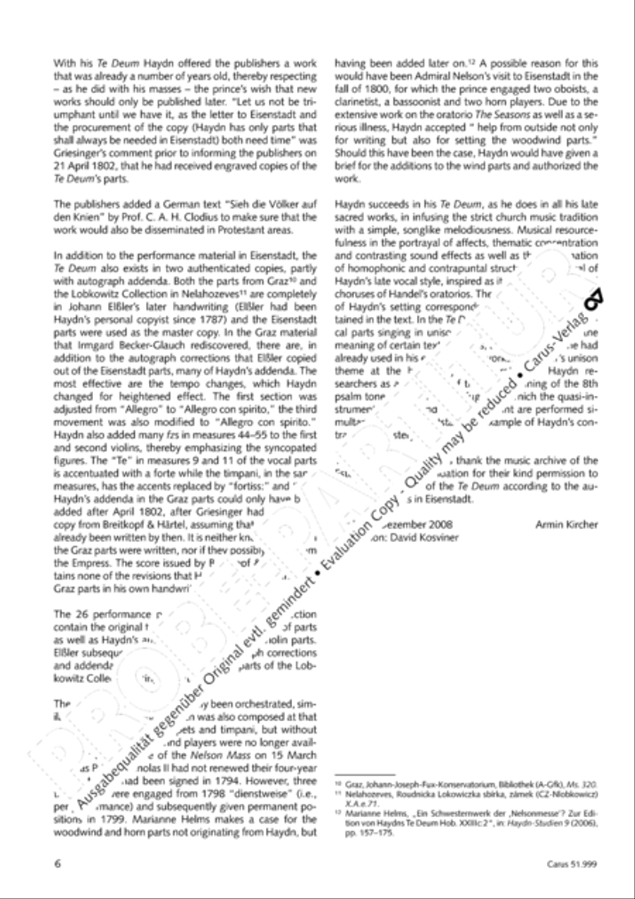 Te Deum Te Deum 4-Part scores gallery preview page 7