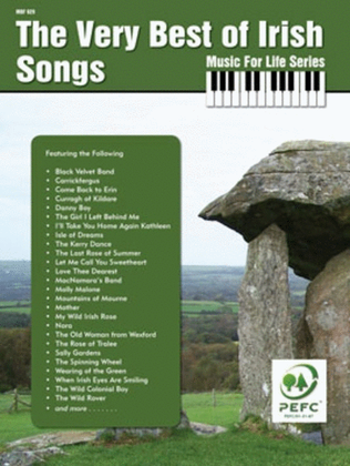 Book cover for Very Best Of Irish Songs (Piano / Vocal / Guitar)