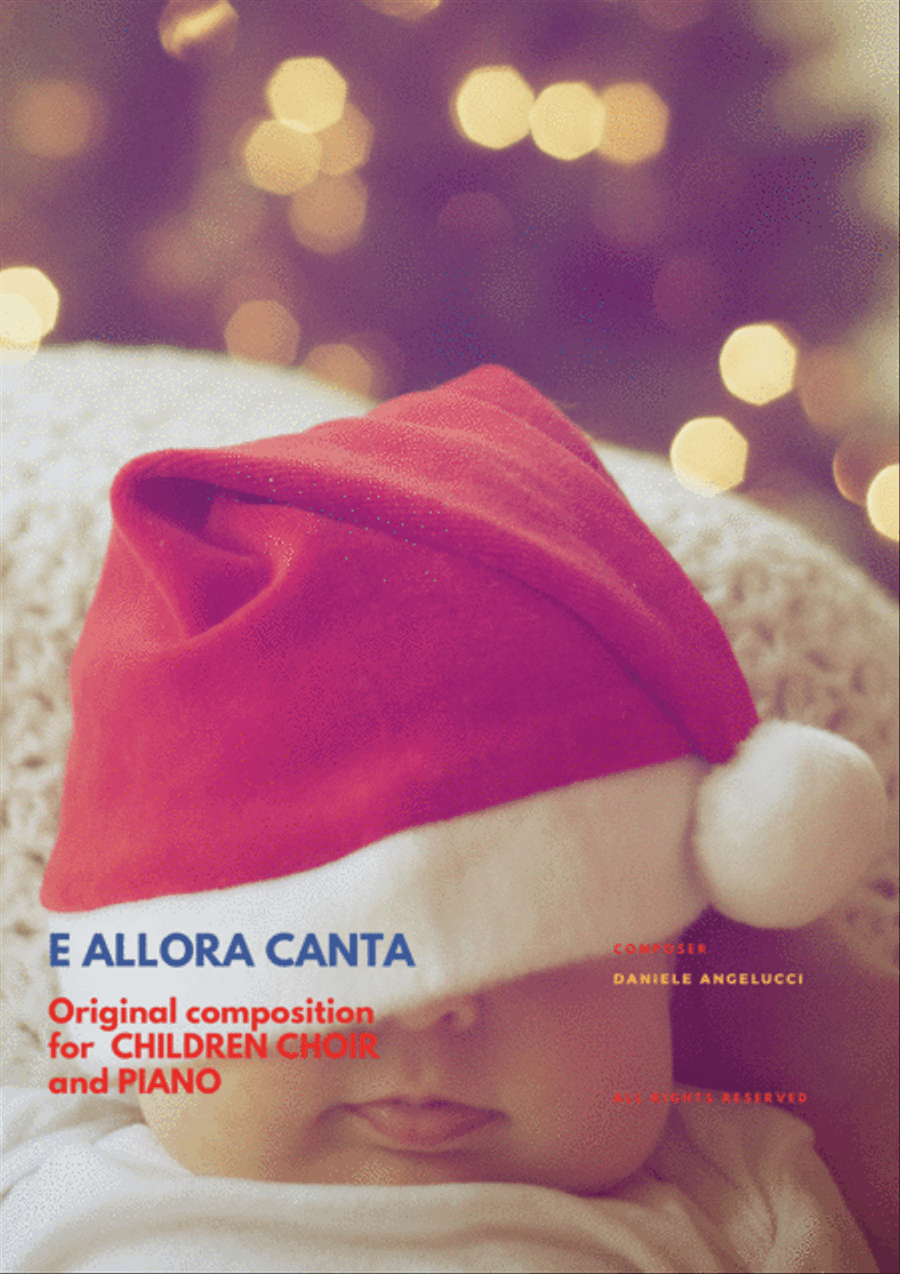 E allora canta (Christmas Song) Choir scores gallery preview page 1