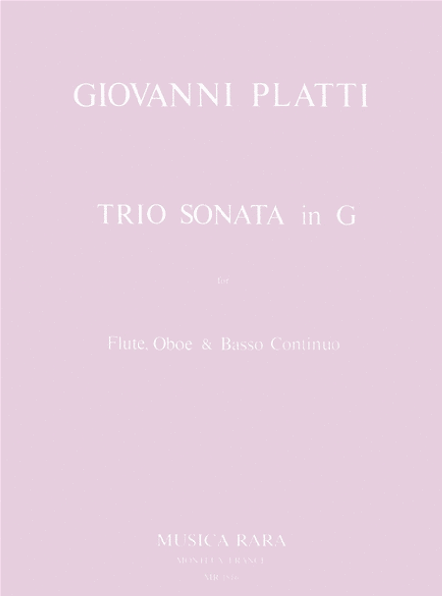 Trio Sonata in G Trio Sonata in G Set of Parts scores gallery preview page 1