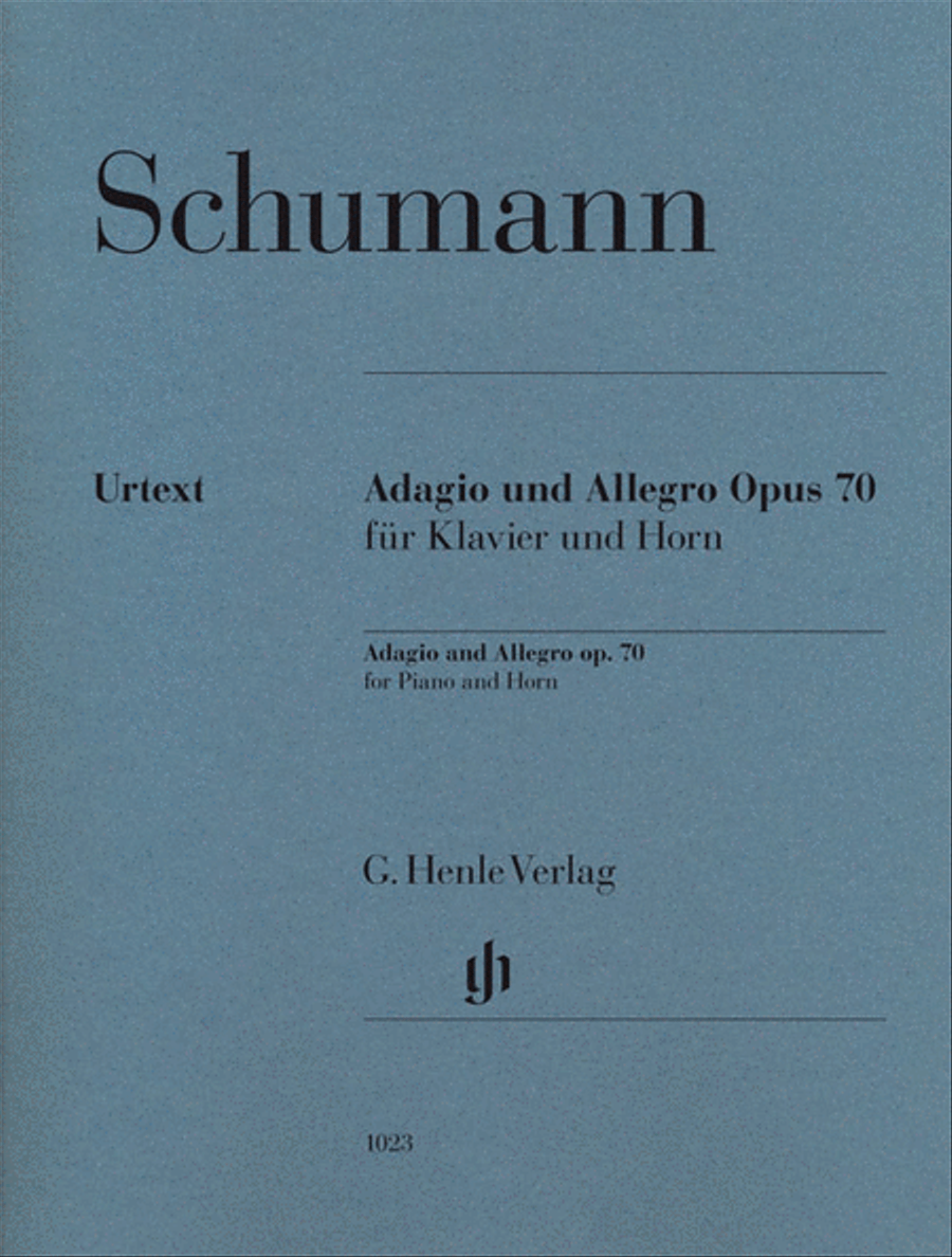 Adagio and Allegro, Op. 70 Horn scores gallery preview page 1