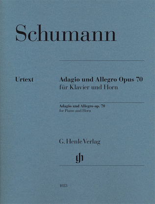Book cover for Adagio and Allegro, Op. 70