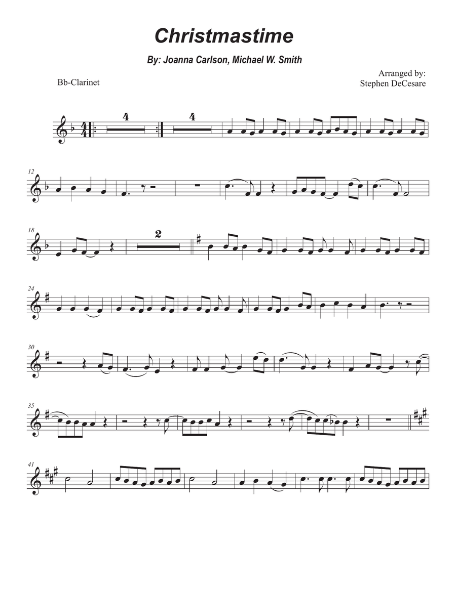 Christmastime Woodwind Duet scores gallery preview page 5