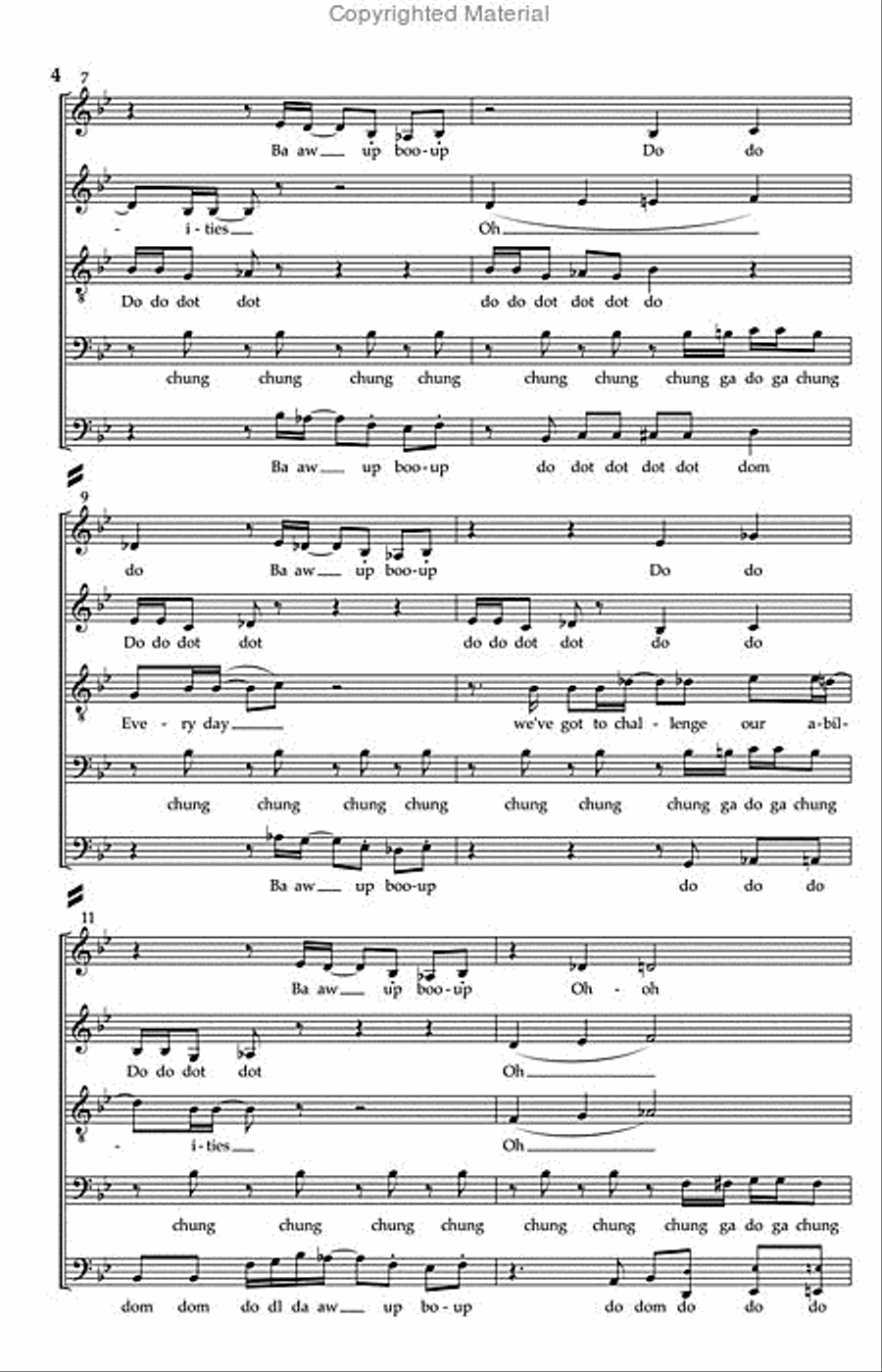 Prime Time Blues Choir scores gallery preview page 3