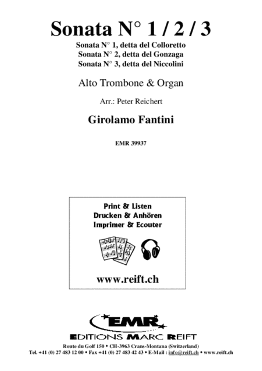 Sonata No. 1 / 2 / 3 Sonata No. 1 / 2 / 3 Trombone scores gallery preview page 2
