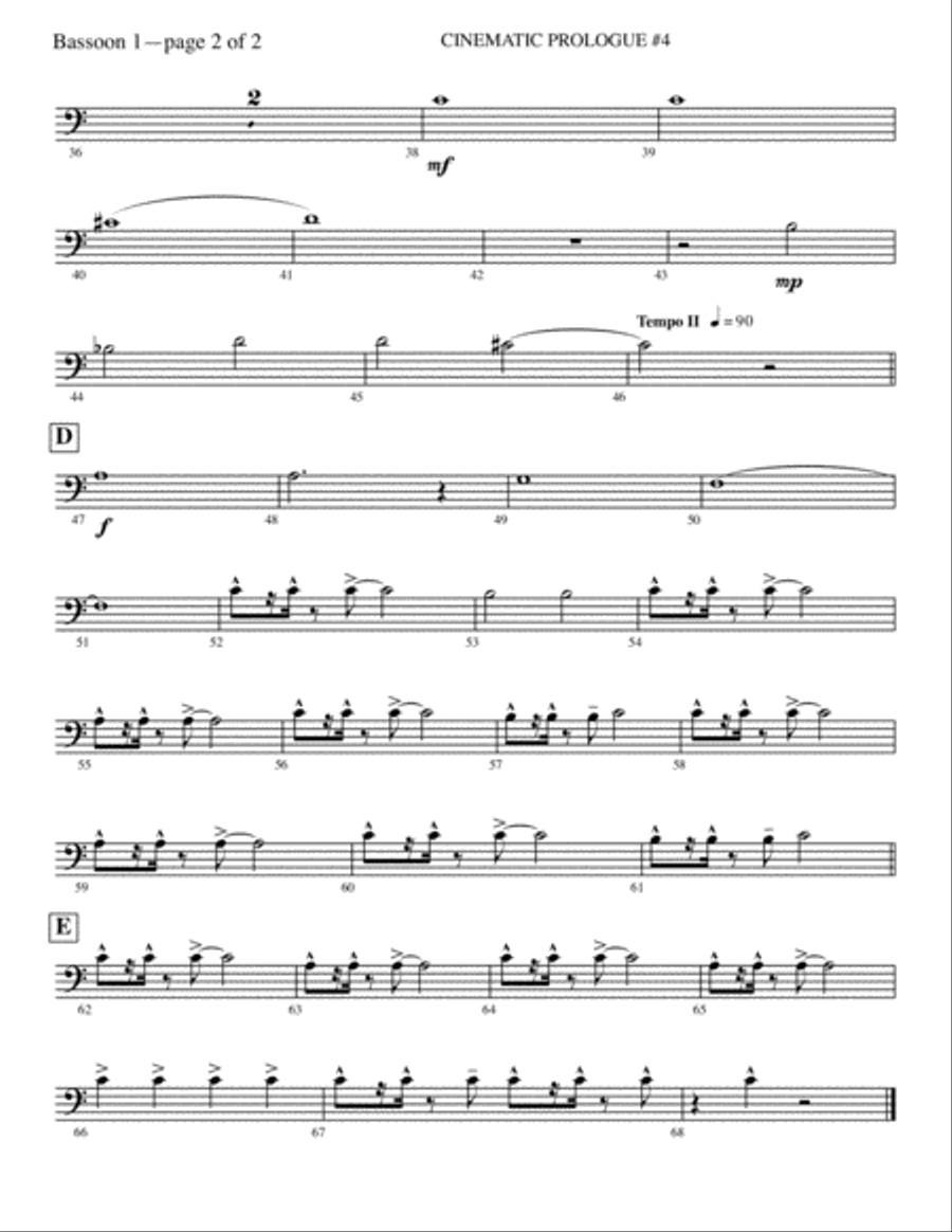 CINEMATIC PROLOGUE #4 Full Orchestra scores gallery preview page 6