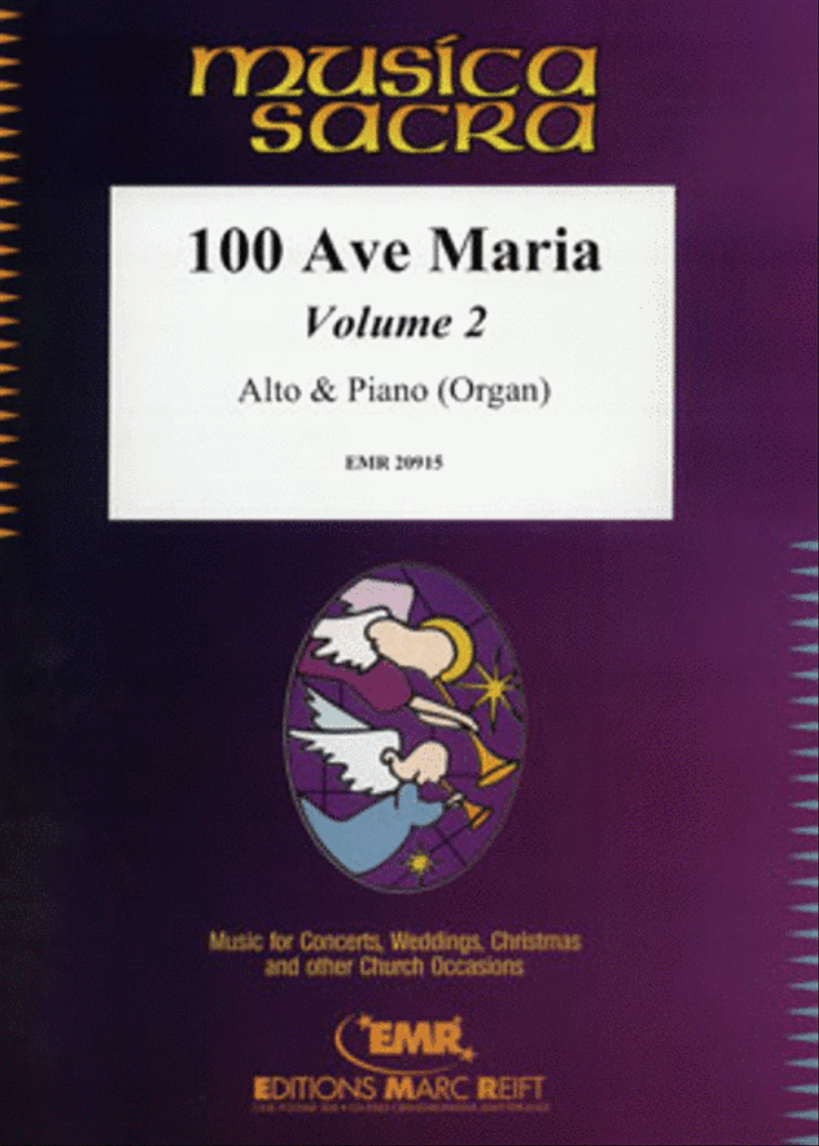 100 Ave Maria Volume 2 Alto Voice scores gallery preview page 1