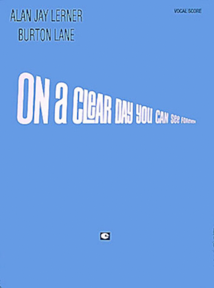 Book cover for On a Clear Day You Can See Forever