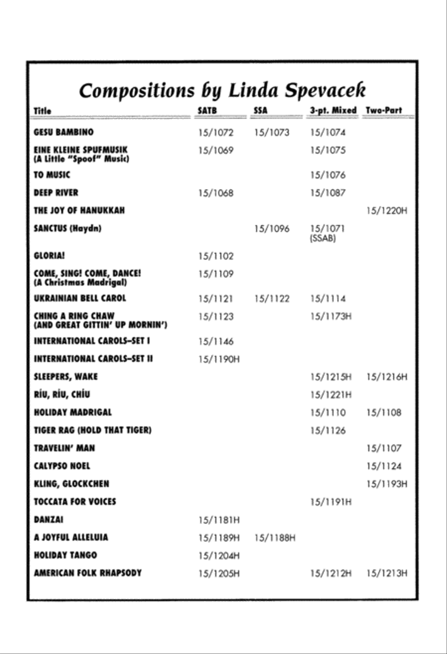 Winter Carnival Winter Carnival 4-Part scores gallery preview page 13
