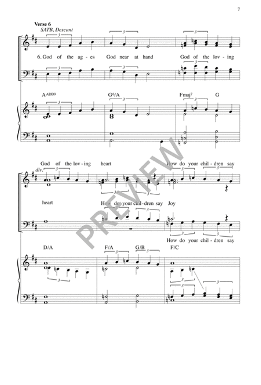 God of the Sparrow God of the Sparrow 4-Part scores gallery preview page 6